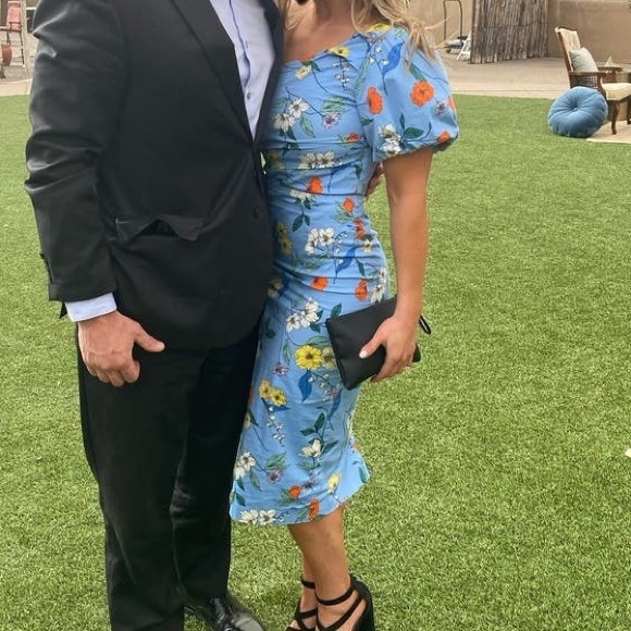 HUNTER BELL Dresses & Skirts - Hunter Bell Margo‎ One Shoulder Dress 4